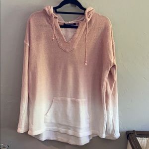 Pink ombré hoodie